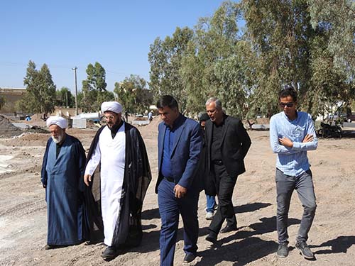 بازدید رئیس و اعضاء شورای شهر رفسنجان از پروژه های عمرانی سطح شهر