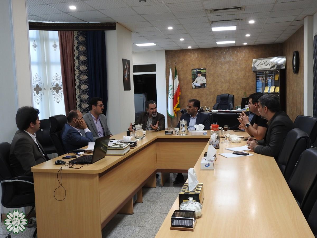 نشست هم اندیشی مهندس محمدرضا عظیمی زاده شهردار رفسنجان و دکتر حافظی معاون اداره کل شهرسازی استان #کرمان