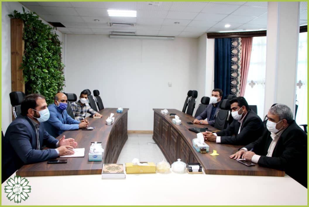دیدار رئیس بنیاد شهید با سرپرست شهرداری رفسنجان