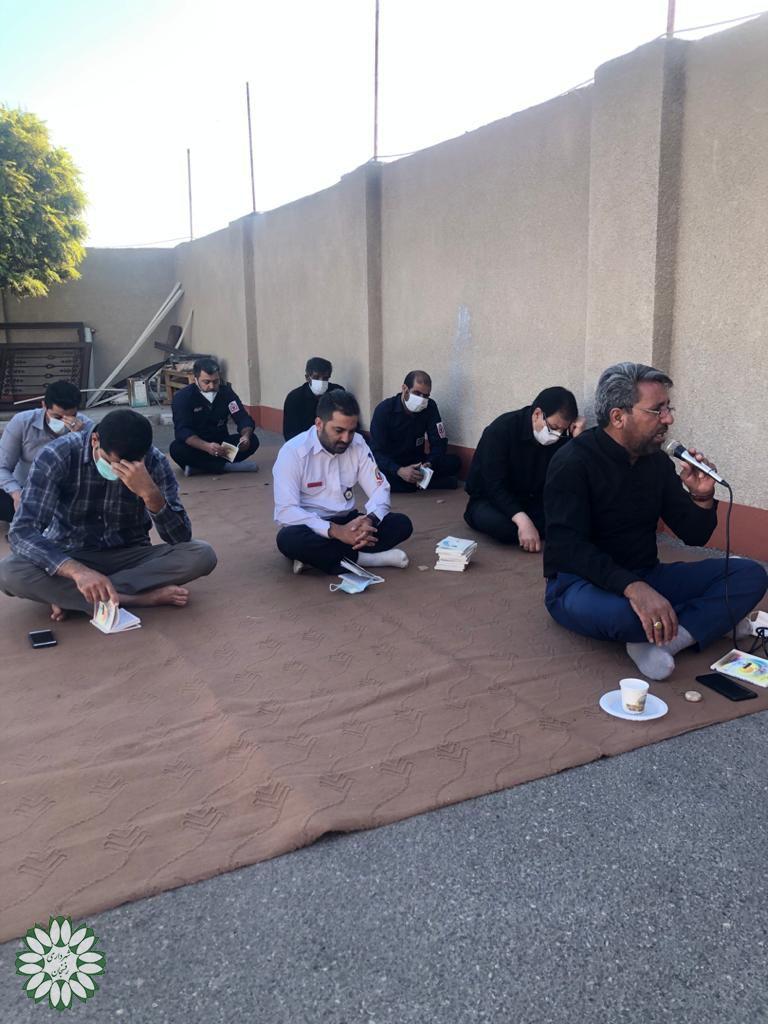 برگزاری مراسم قرائت زیارت عاشورا در دهه اول ماه محرم به همت پرسنل ایستگاه شماره ۴  آتش نشانی