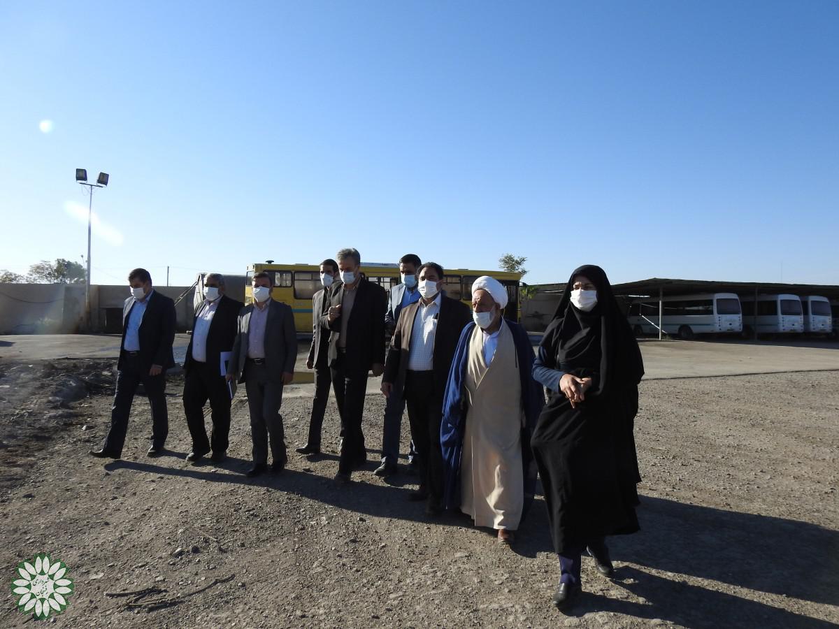 چهارمین بازدید میدانی رئیس واعضای شورای اسلامی شهررفسنجان به همراه سرپرست شهرداری