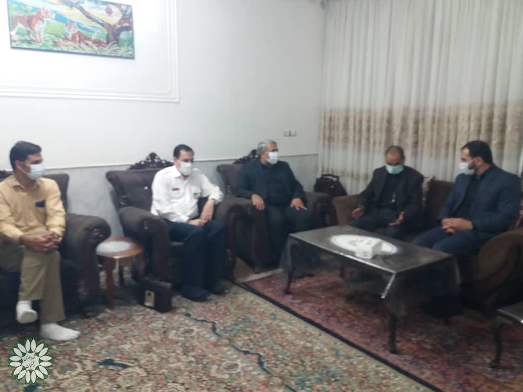 دیدار با خانواده شهدا به مناسبت گرامیداشت ۷ مهرماه روز آتش نشانی وایمنی