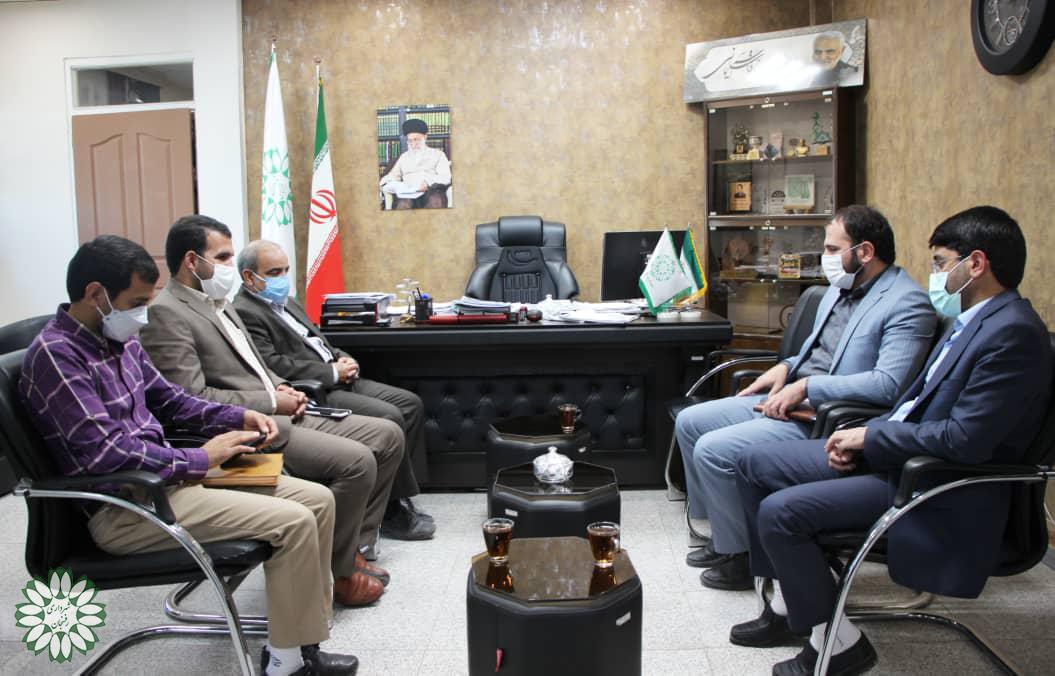 دیدار صمیمی رئیس بنیاد شهیدوامور ایثارگران شهرستان با شهردار