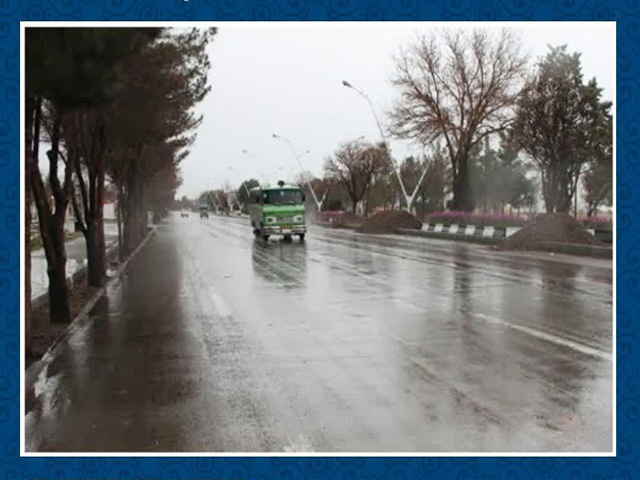 آماده باش شهرداری رفسنجان برای جلوگیری از آبگرفتگی معابر