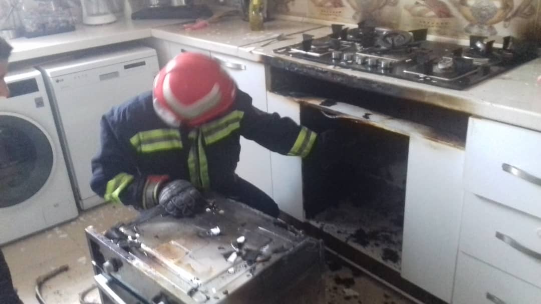 آتش سوزی منزل مسکونی در رفسنجان مهار شد