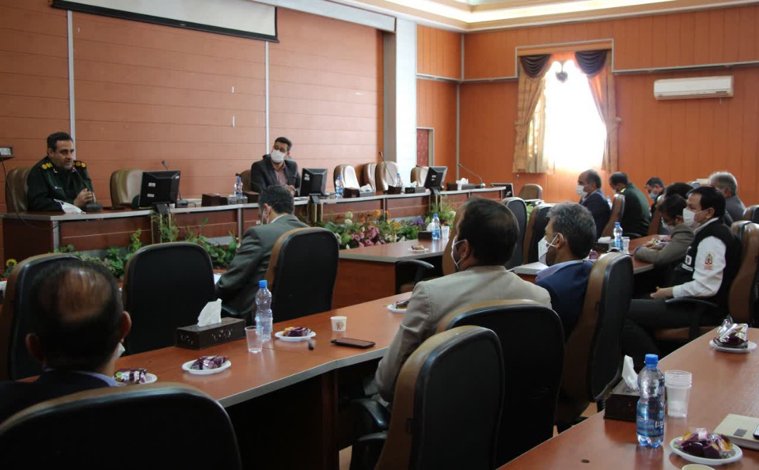 ارائه گزارش اقدامات شهرداری رفسنجان در ستاد مدیریت بحران