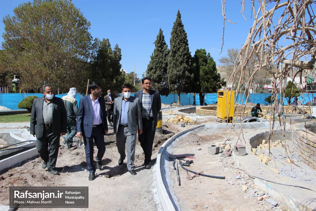 بازدید شهردار رفسنجان از پروژه های جاری عمرانی | امروز