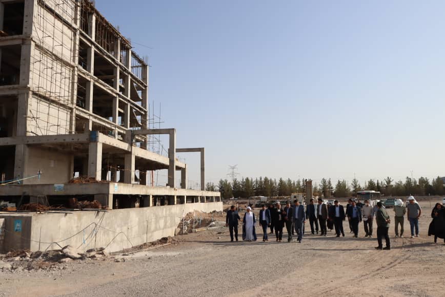 بازدید شهردار و اعضای شورای شهر سیرجان از پروژه های شهری در رفسنجان