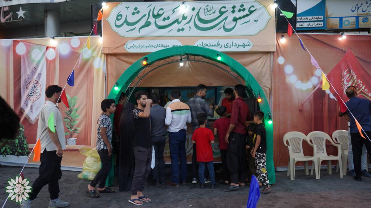 مشارکت بیش از ۲۰ مجموعه فرهنگی مذهبی با شهرداری رفسنجان در برپایی ایستگاه های صلواتی غدیر