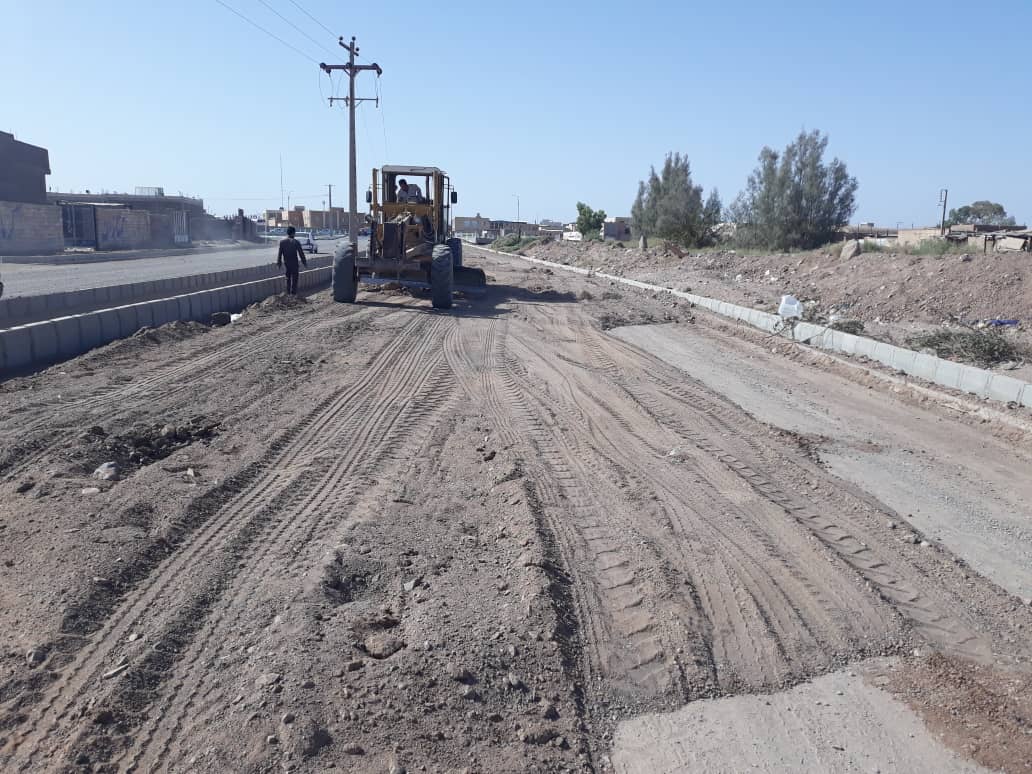 آغاز عملیات زیرسازی آسفالت بلوار شهید کشاورزی در محله الله آباد