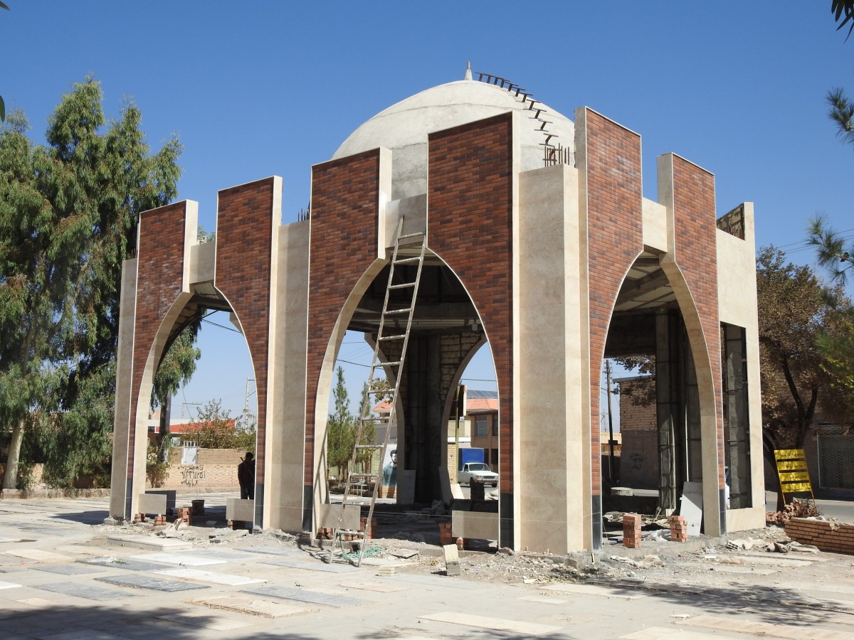 پیشرفت ۹٠ درصدی احداث مقبره شهدای خلیل آباد رفسنجان