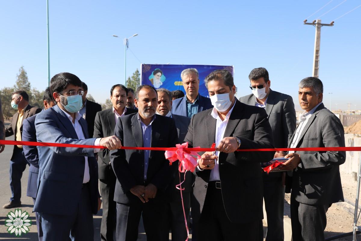 دو پل جدید شهری در رفسنجان افتتاح شد