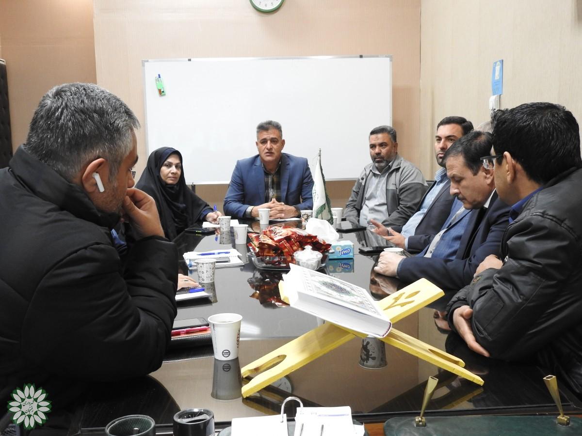 برگزاری جلسه ستاد مدیریت بحران شهرداری رفسنجان