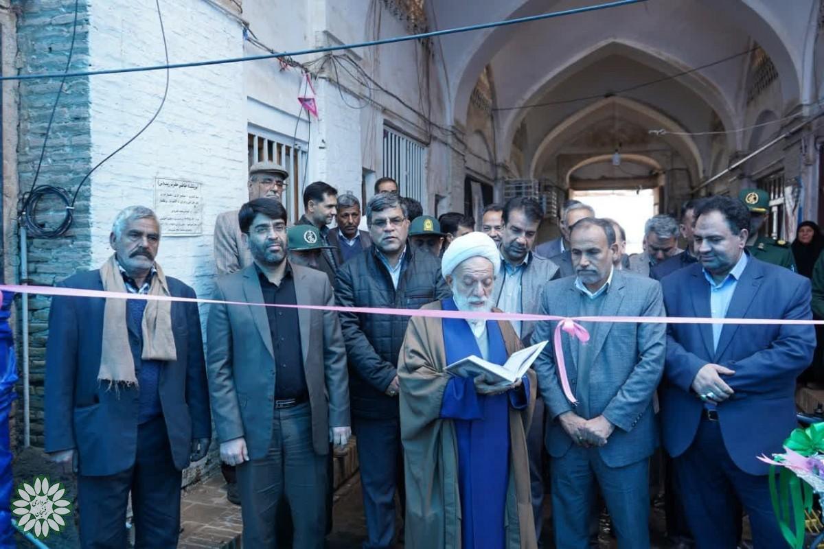 افتتاح بازارچه دائمی دستاوردهای برتر کارآفرینان خیریه سیدالشهدا رفسنجان