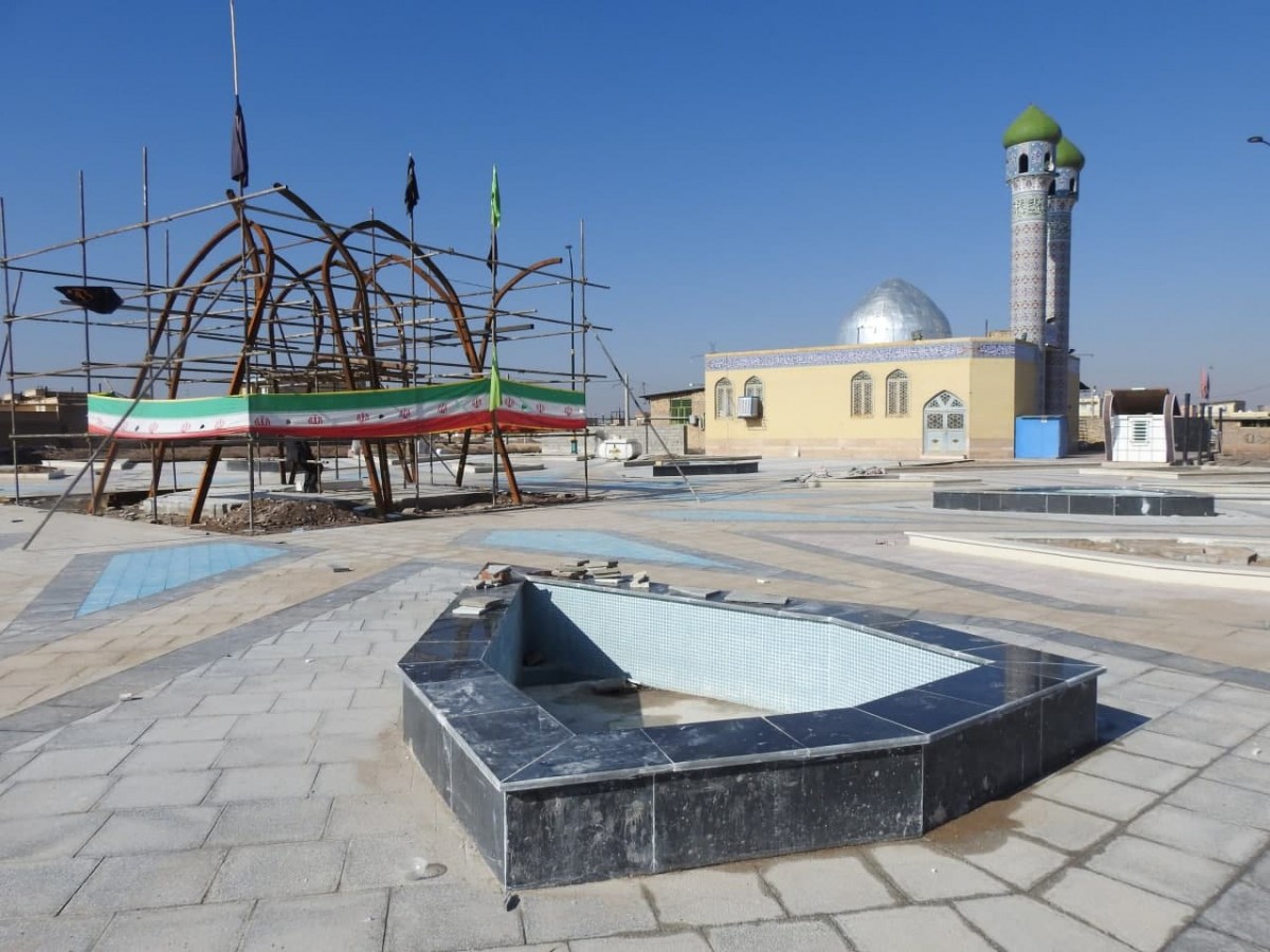 پیشرفت فیزیکی ۷۵ درصدی بوستان شهید گمنام در شهرک یادگار امام