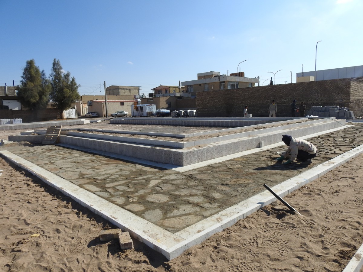 پیشرفت ۸۵ درصدی بوستان محله ای در بلوار شهید مطهری