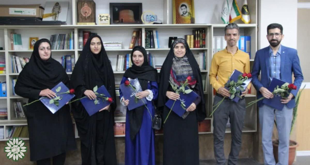 تجلیل از فعالان برنامه های مناسبتی فرهنگسرای رسانه شهرداری رفسنجان