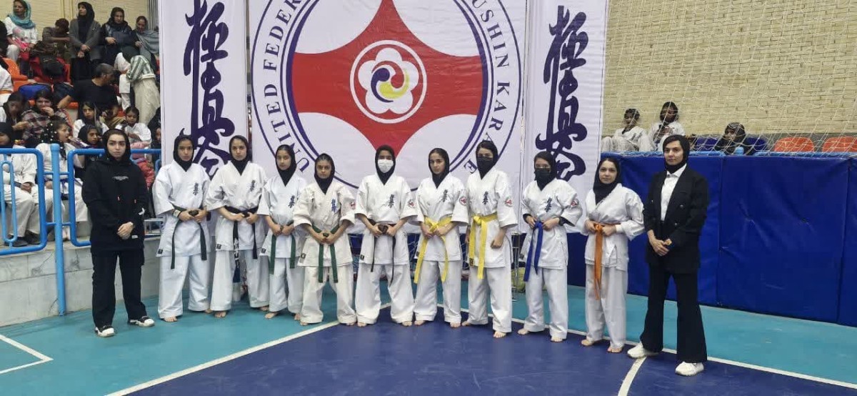 درخشش دختران کیوکوشین‌کار رفسنجانی در مسابقات کشوری