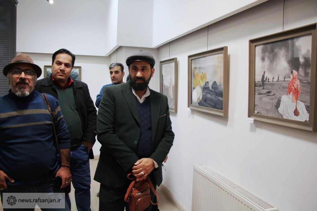 نمایشگاه نقاسی (نقاشی عکس) بانو در رفسنجان افتتاح شد