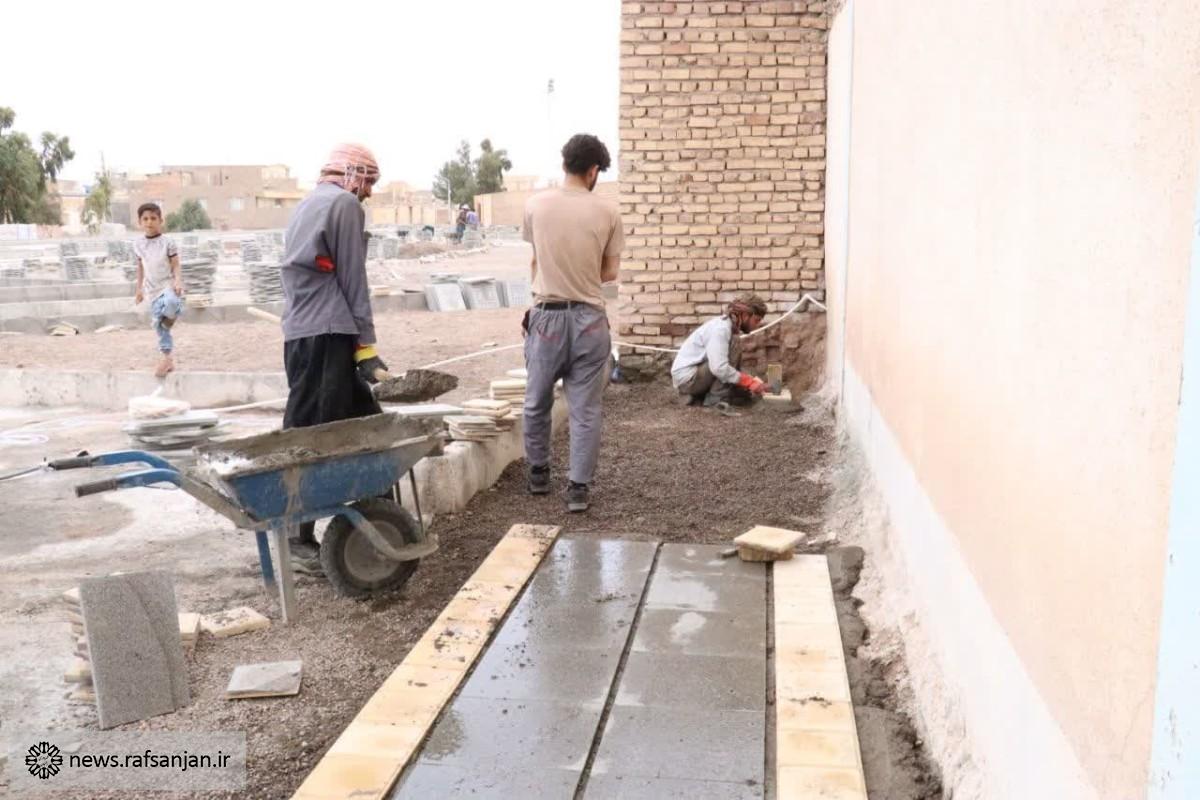 پیشرفت ۸۵درصدی عملیات احداث بوستان محله ای خیابان شهریار ۳