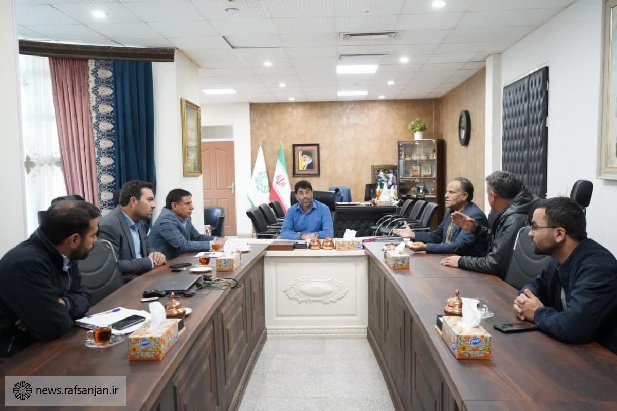 جلسه ستاد بحران با حضور شهردار رفسنجان تشکیل شد