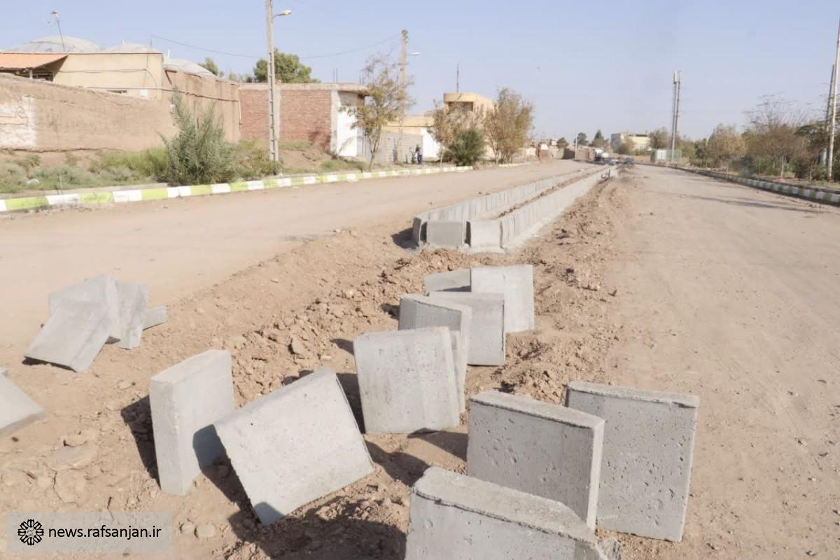 تحولی چشمگیر در مدیریت آب‌های سطحی و بهسازی معابر شهر رفسنجان