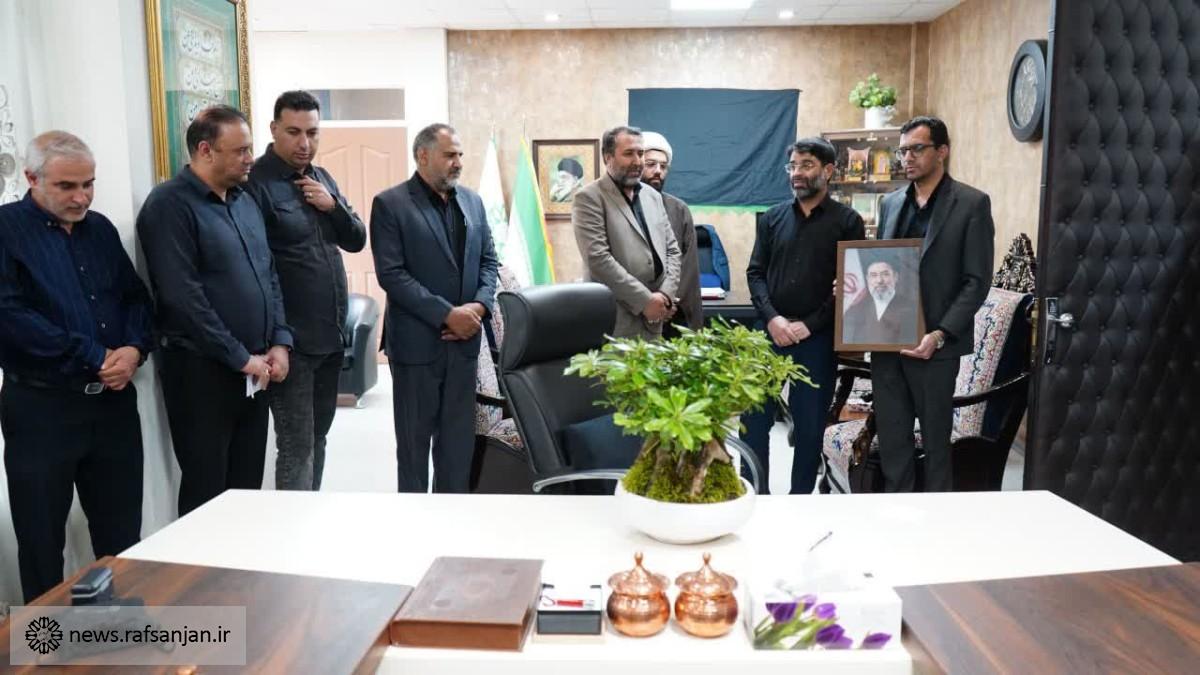 دیدار کارکنان شهرداری رفسنجان با شهردار به مناسبت روز شهردار