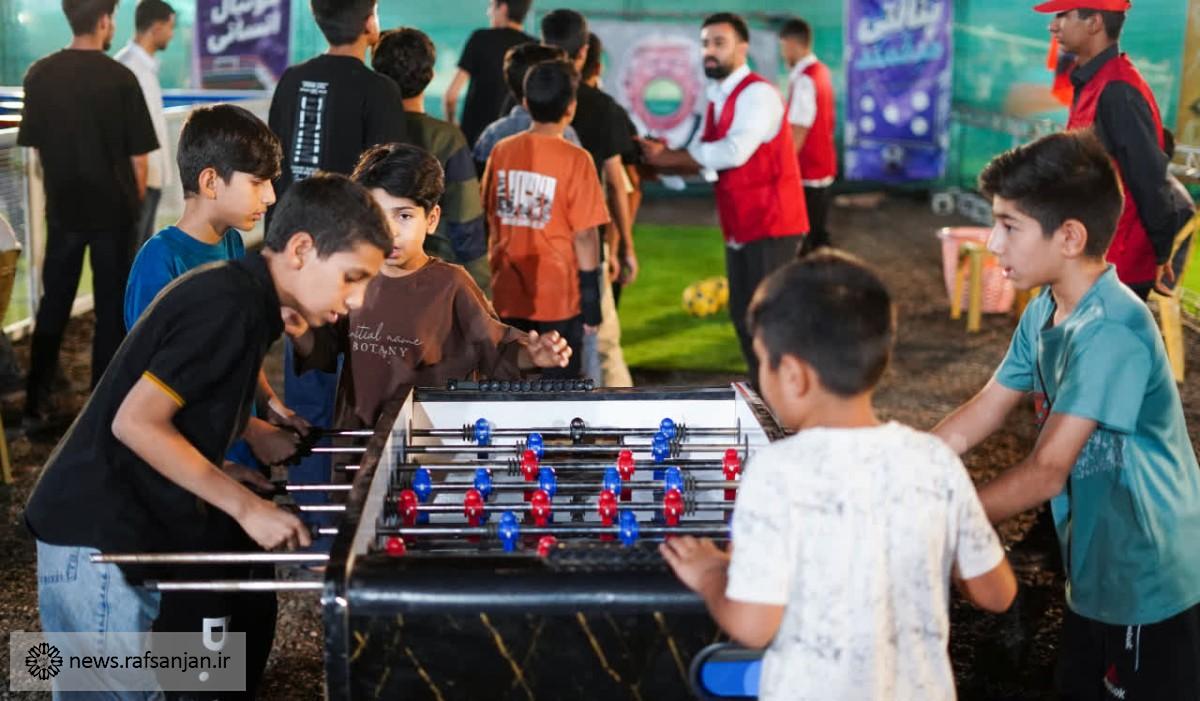 دهکده مقاومت؛ جایی برای بازی و لبخند کودکان و نوجوان رفسنجان